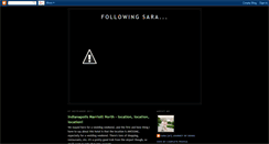Desktop Screenshot of followingsara.blogspot.com