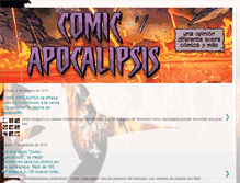 Tablet Screenshot of comicapocalipsis.blogspot.com