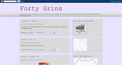 Desktop Screenshot of fortygrins.blogspot.com