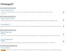 Tablet Screenshot of littlepage23.blogspot.com