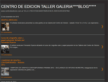 Tablet Screenshot of centrodeedicionlitografica.blogspot.com