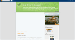 Desktop Screenshot of kerjadiproyekkonstruksi.blogspot.com