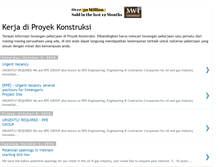 Tablet Screenshot of kerjadiproyekkonstruksi.blogspot.com