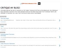 Tablet Screenshot of critiquemyblog.blogspot.com