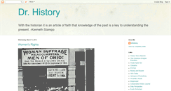 Desktop Screenshot of doctorhistory.blogspot.com