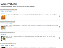 Tablet Screenshot of cuisine-virtuelle.blogspot.com
