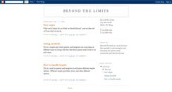 Desktop Screenshot of beyondthelimits-hutto.blogspot.com