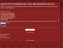 Tablet Screenshot of classifiedsadslist.blogspot.com