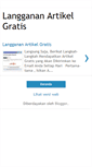 Mobile Screenshot of langganan-artikel-gratis.blogspot.com