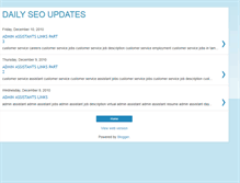 Tablet Screenshot of daily-seo-updates.blogspot.com