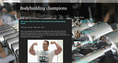 Desktop Screenshot of bodybuildingchampions.blogspot.com