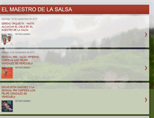 Tablet Screenshot of elmaestrodelasalsa.blogspot.com