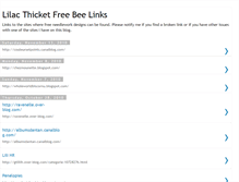 Tablet Screenshot of lilacthicket.blogspot.com
