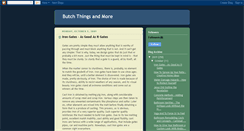 Desktop Screenshot of butchthings.blogspot.com