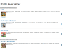 Tablet Screenshot of kristisbookcorner.blogspot.com