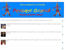 Tablet Screenshot of pensierigrandi.blogspot.com