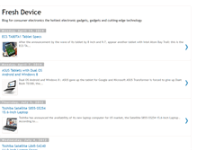 Tablet Screenshot of freshdevice.blogspot.com