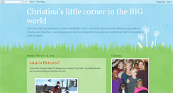 Desktop Screenshot of christinaslittlecorner.blogspot.com