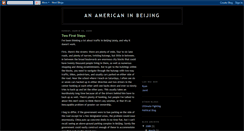 Desktop Screenshot of americaninbeijing.blogspot.com