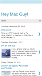 Mobile Screenshot of heymacguy.blogspot.com