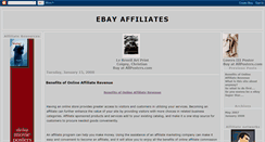 Desktop Screenshot of ebayaffiliates.blogspot.com