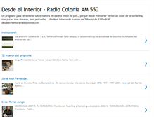 Tablet Screenshot of desdeelinterior-radiocolonia.blogspot.com