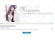 Tablet Screenshot of mizuameclothes.blogspot.com