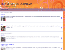 Tablet Screenshot of colegiovirgendelacabeza15.blogspot.com