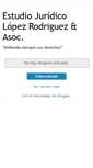 Mobile Screenshot of estudiojuridicolopezrodriguez.blogspot.com