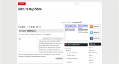 Desktop Screenshot of infoter-update.blogspot.com