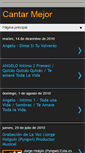 Mobile Screenshot of cantarmejor.blogspot.com