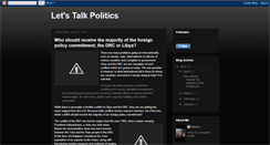 Desktop Screenshot of discusspoliticalissues.blogspot.com