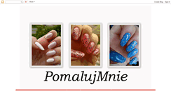 Desktop Screenshot of pomalujmnie.blogspot.com