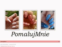 Tablet Screenshot of pomalujmnie.blogspot.com