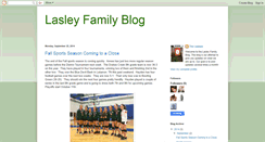 Desktop Screenshot of lasleyfamilyblog.blogspot.com