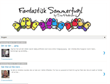 Tablet Screenshot of fantastisksommerfugl.blogspot.com