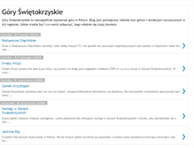Tablet Screenshot of goryswietokrzyskie.blogspot.com