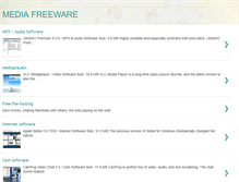 Tablet Screenshot of mediafreeware.blogspot.com