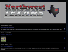 Tablet Screenshot of nwtexanfootball.blogspot.com