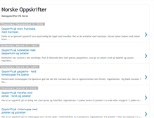 Tablet Screenshot of norske-oppskrifter.blogspot.com