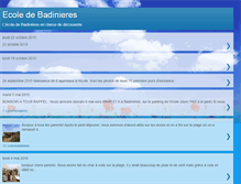 Tablet Screenshot of ecoledebadinieres.blogspot.com