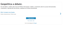 Tablet Screenshot of geopoliticaadebateesp.blogspot.com