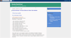 Desktop Screenshot of escoladominical.blogspot.com