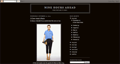 Desktop Screenshot of ninehoursahead.blogspot.com