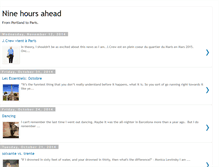 Tablet Screenshot of ninehoursahead.blogspot.com