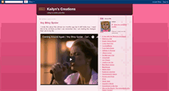 Desktop Screenshot of kailynscreations.blogspot.com