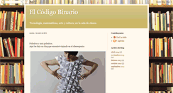 Desktop Screenshot of elcodigobinario.blogspot.com