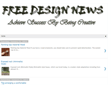 Tablet Screenshot of freedesignnews.blogspot.com