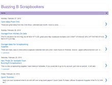 Tablet Screenshot of buzzingbscrapbookers.blogspot.com