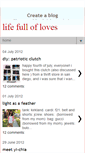 Mobile Screenshot of lifefullofloves.blogspot.com
